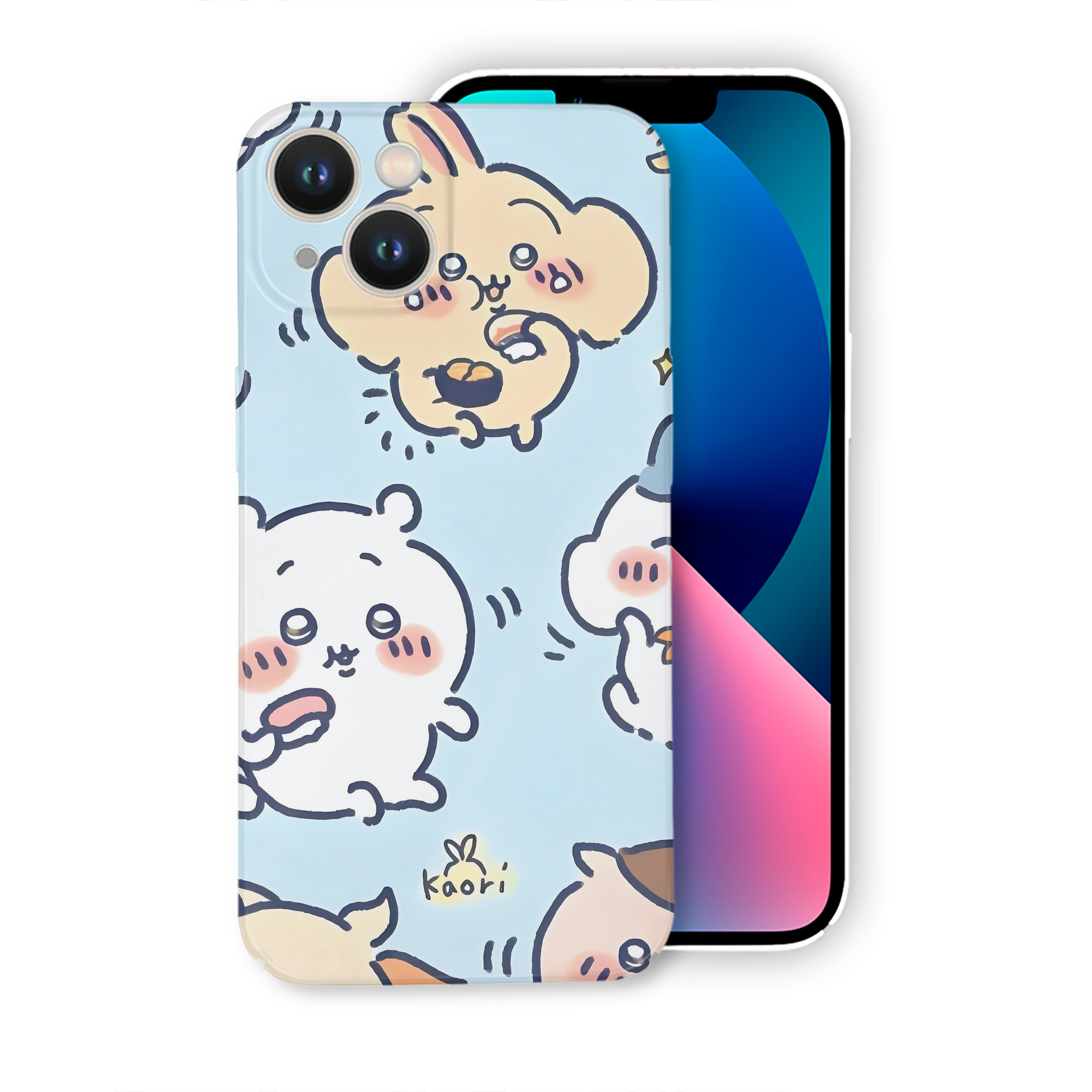 （画像用） ちいかわ Chii-kawa 【iPhone 14シリーズ対応】ハードケース